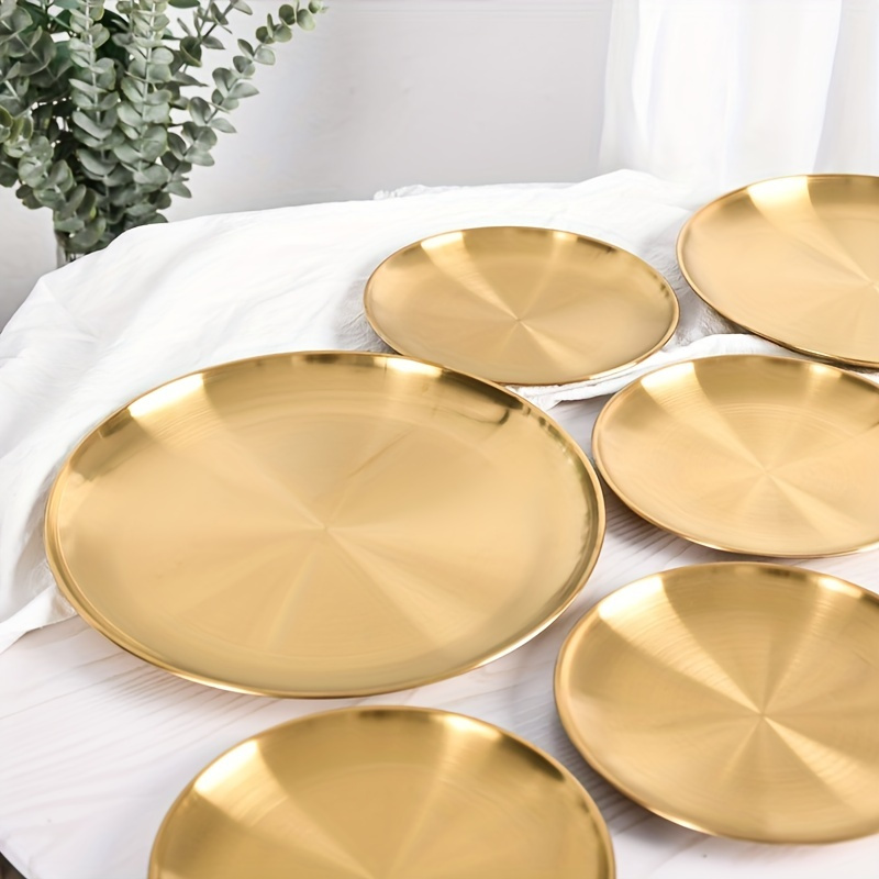 2pcs, Golden Pizza Plates, Sta - огляд і ціна Home Cooking Dishes