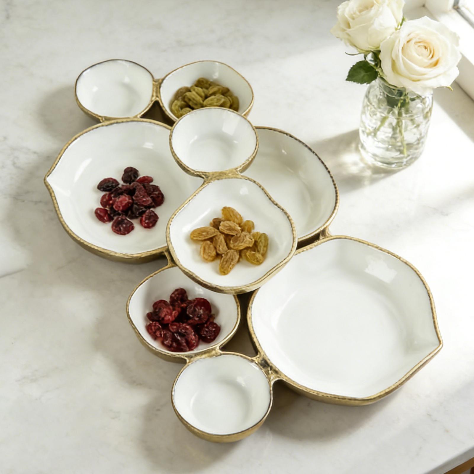 9pcs Cluster Serving Bowls 9-G - огляд і ціна Home Cooking Dishes